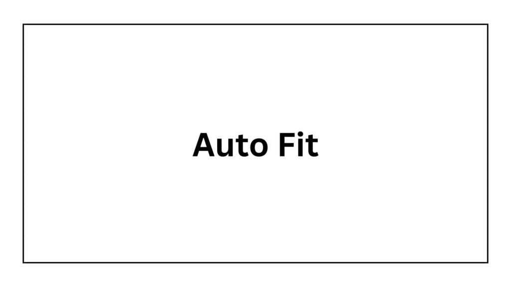 auto-fit